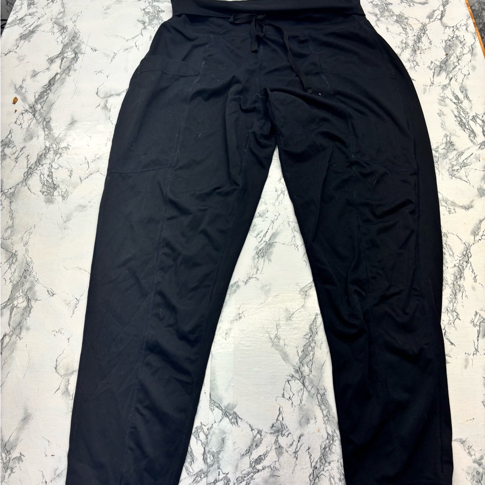 Fabletics Black Drawstring Jogger Soft Track Pant… - image 1